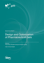 Special issue Design and Optimization of Pharmaceutical Gels book cover image