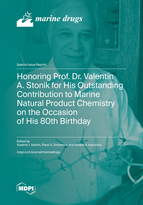 Special issue Honoring Prof. Dr. Valentin A. Stonik for His Outstanding Contribution to Marine Natural Product Chemistry on the Occasion of His 80th Birthday book cover image