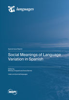 Special issue Social Meanings of Language Variation in Spanish book cover image