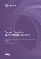Special issue Genetic Regulation of Animal Reproduction book cover image