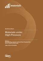 Special issue Materials under High Pressure book cover image
