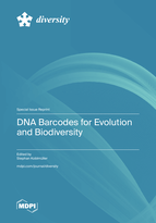 Special issue DNA Barcodes for Evolution and Biodiversity book cover image