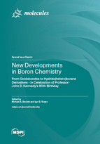Special issue New Developments in Boron Chemistry: From Oxidoborates to Hydrido(hetero)borane Derivatives &ndash; in Celebration of Professor John D. Kennedy&rsquo;s 80th Birthday book cover image