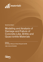 Special issue Modeling and Analysis of Damage and Failure of Concrete-Like, Brittle and Quasi-brittle Materials book cover image