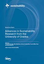 Special issue Advances in Sustainability Research from the University of Oradea book cover image
