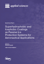 Special issue Superhydrophobic and Icephobic Coatings as Passive Ice Protection Systems for Aeronautical Applications book cover image