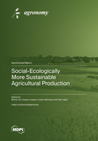 Special issue Social-Ecologically More Sustainable Agricultural Production book cover image