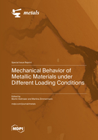 Special issue Mechanical Behavior of Metallic Materials under Different Loading Conditions book cover image