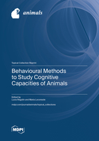 Special issue Behavioural Methods to Study Cognitive Capacities of Animals book cover image
