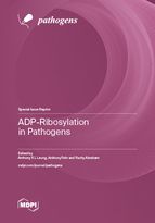 Special issue ADP-Ribosylation in Pathogens book cover image