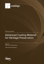 Special issue Advanced Coating Material for Heritage Preservation book cover image
