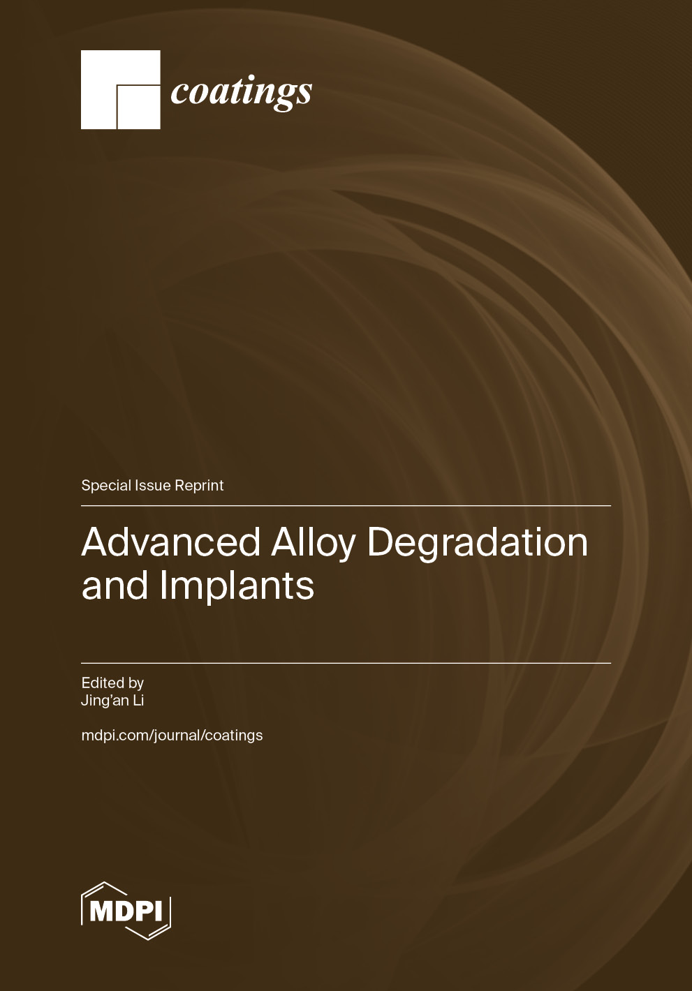 Advanced Alloy Degradation and Implants MDPI Books