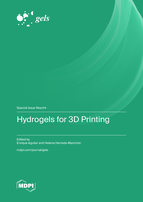 Special issue Hydrogels for 3D Printing book cover image