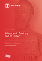 Special issue Advances in Anatomy and Its History book cover image
