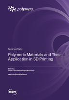 Special issue Polymeric Materials and Their Application in 3D Printing book cover image