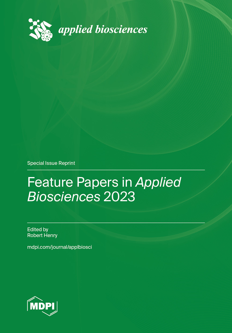 Feature Paper Sample Feature Papers in Applied Biosciences 2023 | MDPI Books