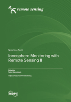 Special issue Ionosphere Monitoring with Remote Sensing II book cover image