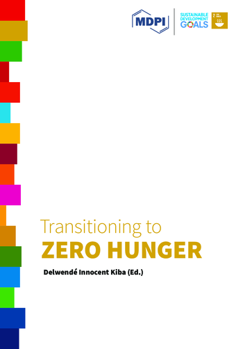 Book cover: Transitioning to Zero Hunger