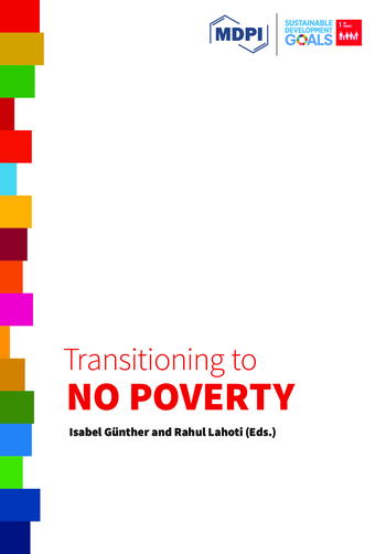Book cover: Transitioning to No Poverty