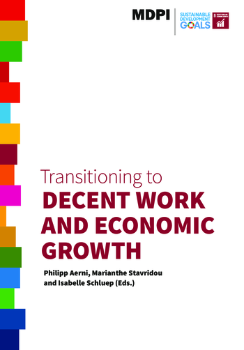Book cover: Transitioning to Decent Work and Economic Growth