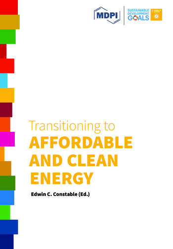 Book cover: Transitioning to Affordable and Clean Energy