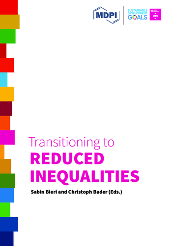 Book cover: Transitioning to Reduced Inequalities