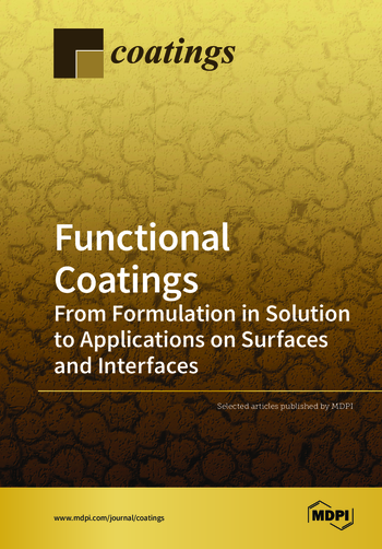 Functional Coatings | MDPI Books