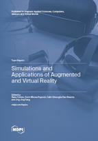 Topic Simulations and Applications of Augmented and Virtual Reality book cover image