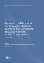 Topic Research on Extraction Technologies, Analysis Methods and Functional Evaluation of Food Active Components: 2nd Edition book cover image