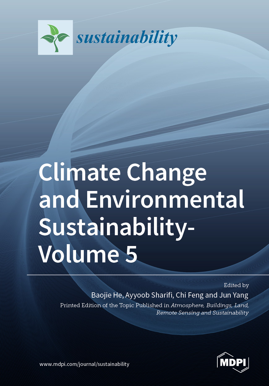 Climate Change And Environmental Sustainability-Volume 5 | MDPI Books