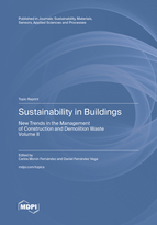 Topic Sustainability in Buildings: New Trends in the Management of Construction and Demolition Waste book cover image