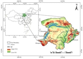 Map of the study area.
