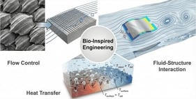 Roadmap illustrating the organization of the review and its three core domains in bio-inspired engineering.