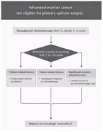 Potential reasons for prolonged neoadjuvant chemotherapy in real-world ovarian cancer management.