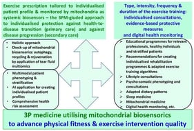 The 3PM-guided innovation utilising high-quality mitochondrial biosensorics to advance the overall management of health-supportive physical activities; protective measures are tailored to individualised patient profiles.
