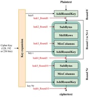 AES Encryption and Decryption.