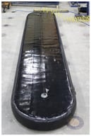 Photo of drop-stitch panel with woven sidewalls.