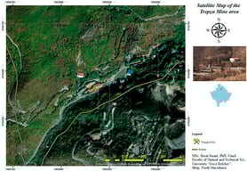 Satellite view of study area.