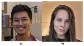 (a) Riku Takei and (b) Brenda Kischkel—winners of the 2025 ECN Prize.