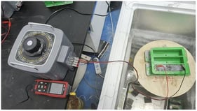 Illustration of Joule curing process.