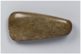 Example of a Japanese Neolithic polished stone axe [8]. Open source.