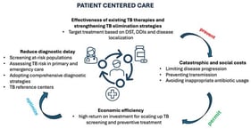 Proposed solutions to decrease delays in TB care. Legend: DDIs = drug–drug interactions; DST = drug susceptibility test; TB = tuberculosis.