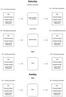 Design of the study. M2 corresponds to both Post-Control and Pre-Qualifying assessments. M3 corresponds to both Post-Qualifying and Pre-Race assessments.