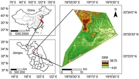Geographical location of the study area.