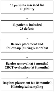 Participant flow diagram according to the STROBE statement, summarizing patient inclusion, treatment allocation, follow-up, and data analysis.