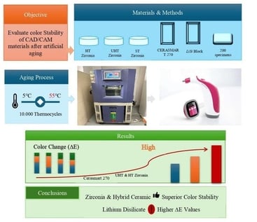 Zirconia specimens from CAD/CAM zirconia.