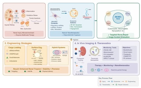 Overview of exosome composition and endosomal biogenesis. Exosomes contain membrane proteins (tetraspanins, adhesion molecules, signaling mediators), cytosolic components (HSPs, ESCRT proteins, cytoskeletal proteins, Rab-GTPases, annexins), and nucleic acids (miRNAs, lncRNAs, circRNAs, DNA). The figure also illustrates their formation within multivesicular bodies and provides examples of parental cell-specific exosomal cargo. Abbreviations: Ras-associated binding GTPase (Rab-GTPase); Heat Shock Protein 60 (HSP60); Transforming Growth Factor beta (TGF-β); Hypoxia-Inducible Factor 1 (HIF-1); Cancer Stem Cells (CSCs); Mesenchymal Stem Cell (MSC).