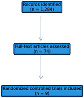 PRISMA flow diagram of study selection.