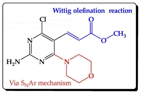 (E)-Methyl 3-(2-amino-4-chloro-6-morpholinopyrimidin-5-yl)acrylate.