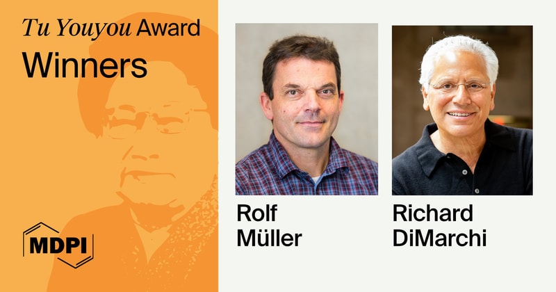 Richard DiMarchi and Rolf Müller Share the 2024 Tu Youyou Award